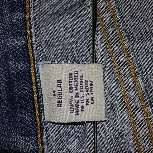 Old Navy's women's denim distressed jeans size 14 blue boy-cut - Picture 10 of 10